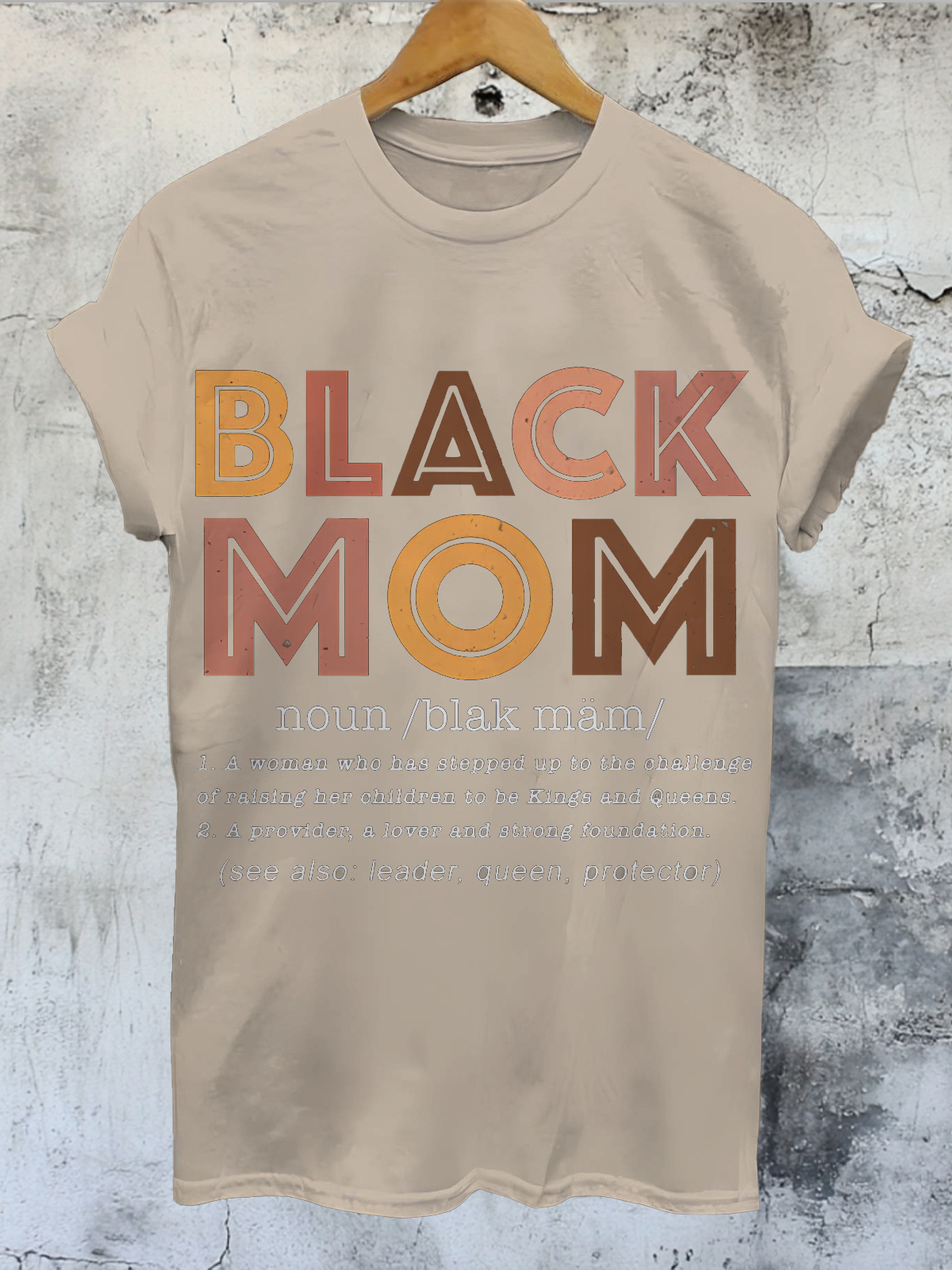 Women's Black Mom Comments Print Cotton Casual T-Shirt-Styleame