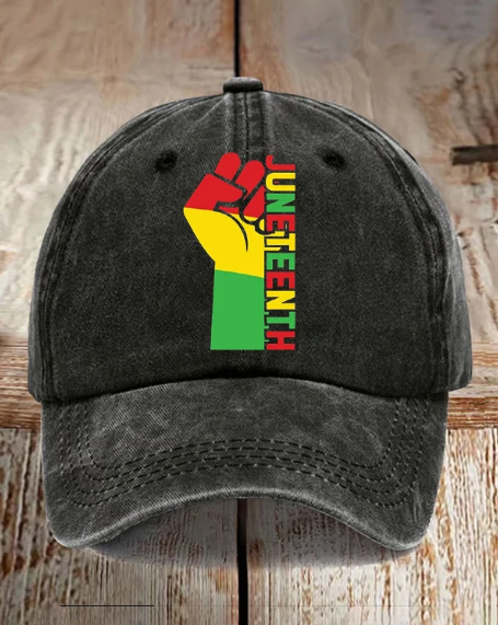 Women's Fun Slogans for Black History Month Print Casual Baseball Cap-Styleame