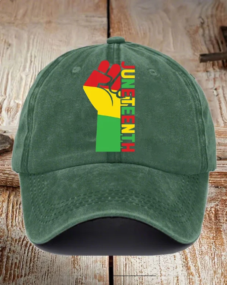 Women's Fun Slogans for Black History Month Print Casual Baseball Cap-Styleame