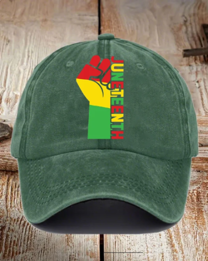 Women's Fun Slogans for Black History Month Print Casual Baseball Cap-Styleame