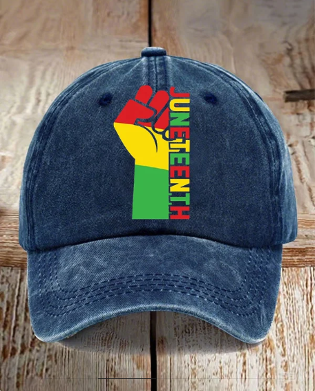 Women's Fun Slogans for Black History Month Print Casual Baseball Cap-Styleame