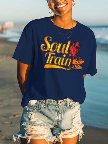 Women's Soul Train Cotton Casual T-Shirt