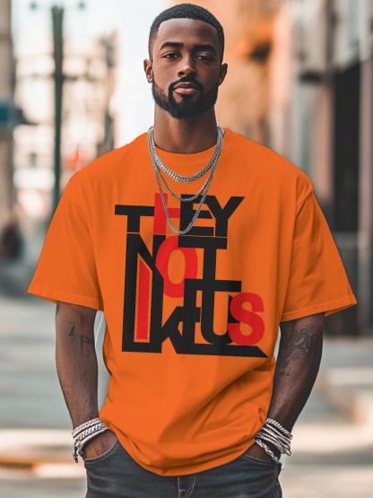 Men's They Not Like Us Cotton Casual T-Shirt