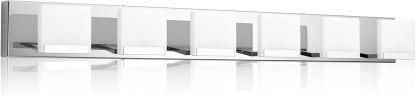 LED Modern Vanity Light 6 Light Bathroom Vanity Lights Acrylic Stainless Steel Bathroom Vanity Lighting Fixtures