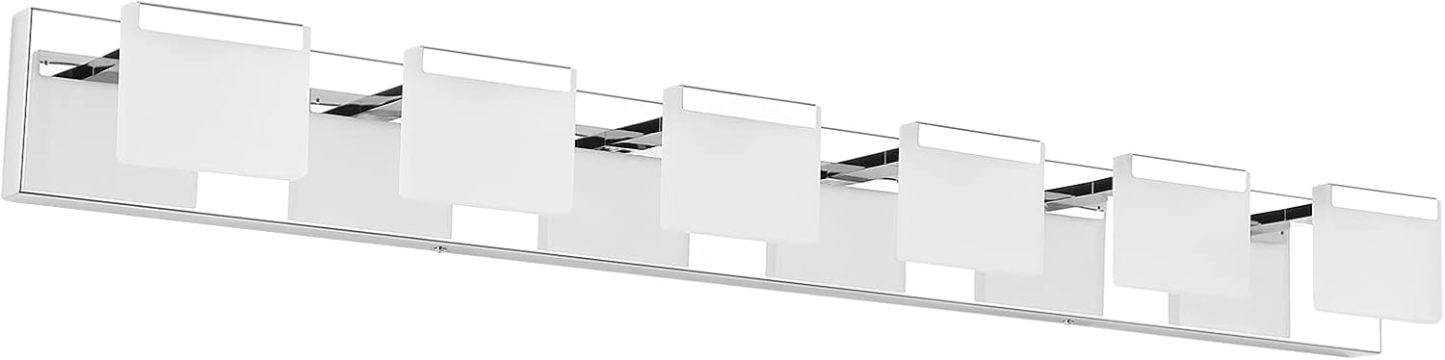 LED Modern Vanity Light 6 Light Bathroom Vanity Lights Acrylic Stainless Steel Bathroom Vanity Lighting Fixtures