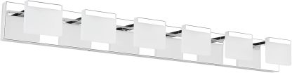LED Modern Vanity Light 6 Light Bathroom Vanity Lights Acrylic Stainless Steel Bathroom Vanity Lighting Fixtures