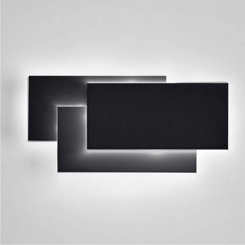 Modern Wall Sconces 24W LED Wall Mounted Light for Bedroom Living Room Hallway, Natural White 4000K