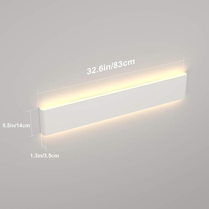LED Modern Vanity Light 32.67"/30W Aluminum Up and Down Modern LED Vanity Lights for Bathroom