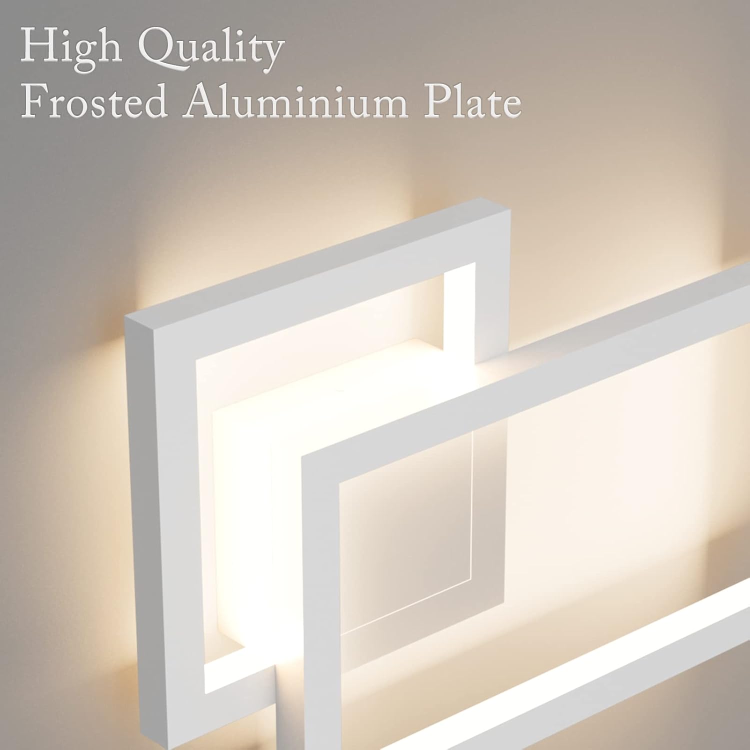 Modern Indoor Wall Sconce Aluminum Up and Down 20W LED Modern Wall Sconce for Indoor Living Room Bedroom Hallway (Natural White Light, 4000K)