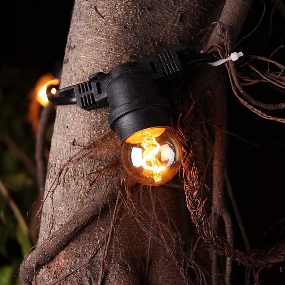 G40 Low Watt Light Bulb Edison LED Bulb Mini Globe Light Bulbs 1W Equivalent to 10Watt Incandescent E26 Screw Base Led Bulbs Ultra Warm White 2200K, Non Dimmable (G40gs-2pack)