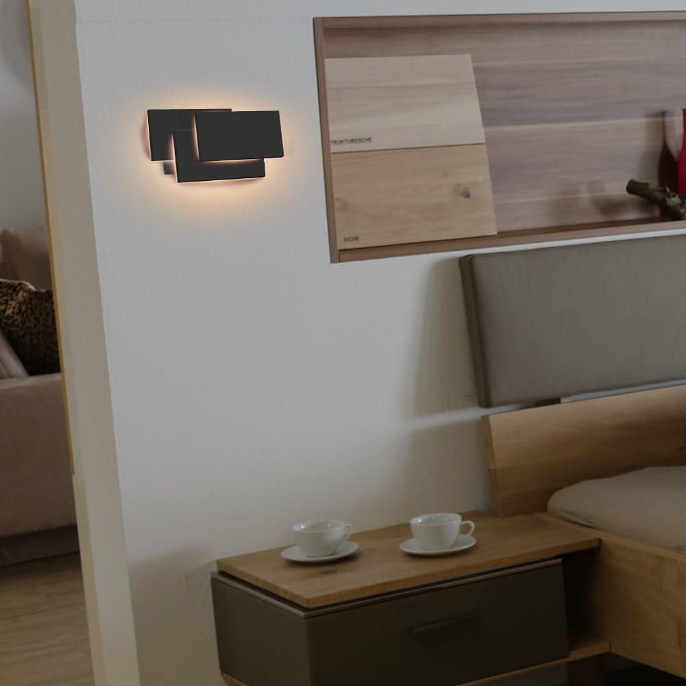 Modern Wall Sconces LED Lighting Fixture Lamps 24W Warm White 3000K Living Room Bedroom Hallway Conservatory Not Dimmable