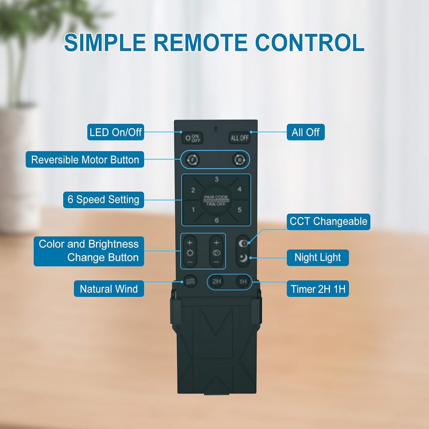 Ceiling Fan Mount for Bedroom: 20 Inch Wooden Bladeless Ceiling Fan with Light and Remote for Living Room Kitche - Modern Enclosed Led Fandelier with App Reversible 6 Wind Speed Dimmable