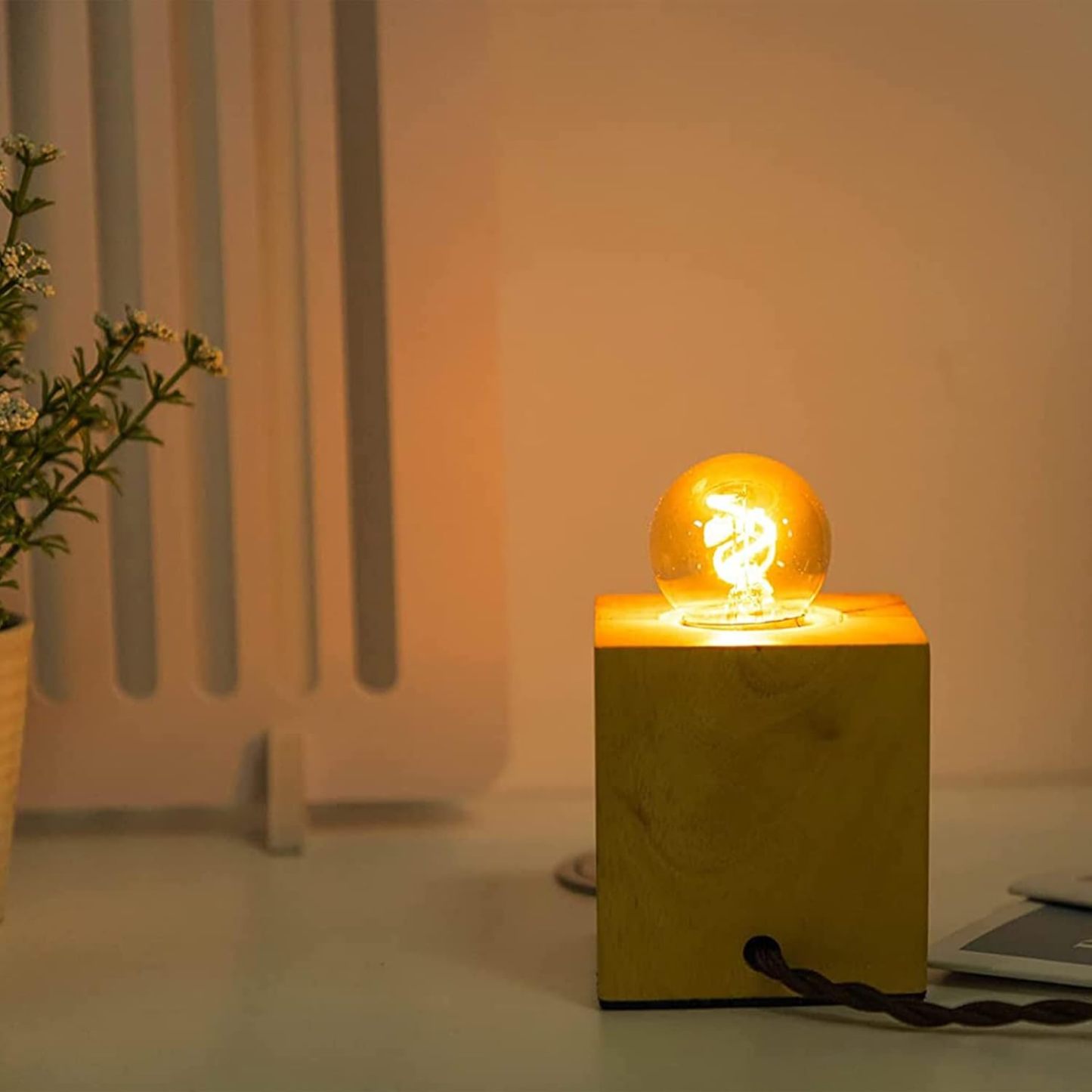 G40 Low Watt Light Bulb Edison LED Bulb Mini Globe Light Bulbs 1W Equivalent to 10Watt Incandescent E26 Screw Base Led Bulbs Ultra Warm White 2200K, Non Dimmable (G40gs-2pack)