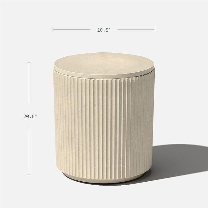 Outdoor Cooler Side Table - 2 in 1 - Designed for use as Outdoor Side Table