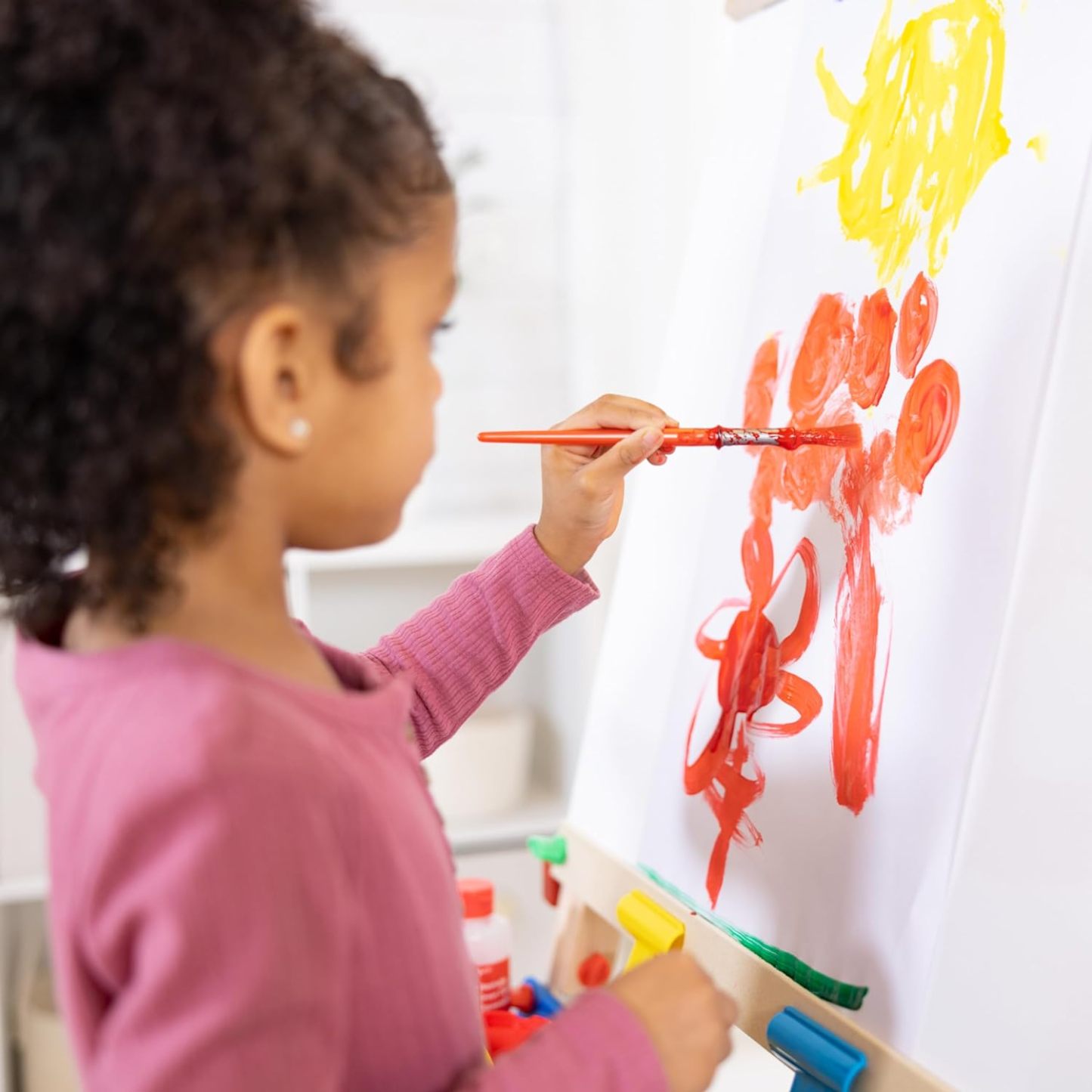 Standing Art Easel -3 - 7 years, Dry-Erase Board