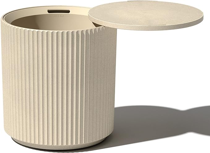 Outdoor Cooler Side Table - 2 in 1 - Designed for use as Outdoor Side Table