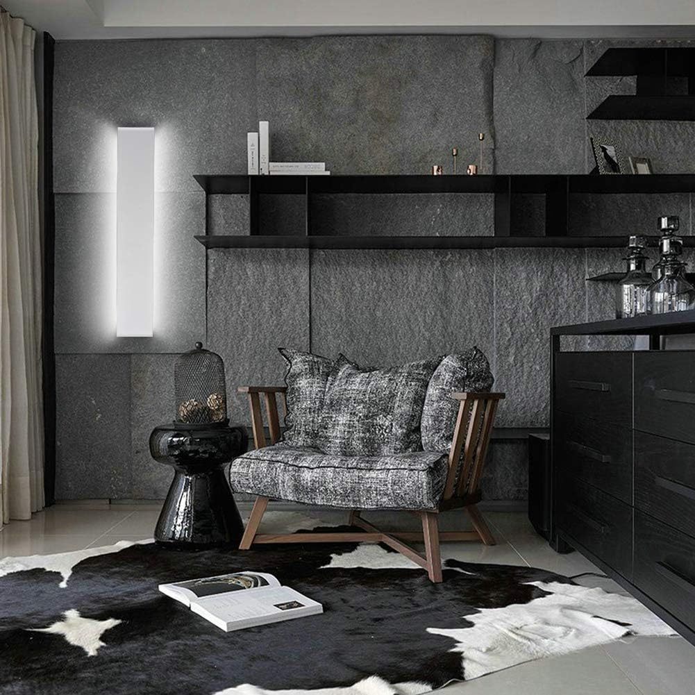 20W Bathroom Light Fixture 24 inch Natural White Light 4000K Vanity Light White Wall Sconce Light for Dressing Room IP44 Waterproof 2600LM