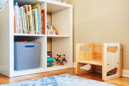 Table and Chair (12 inch) - Solid Wooden Toddler Chair/Table