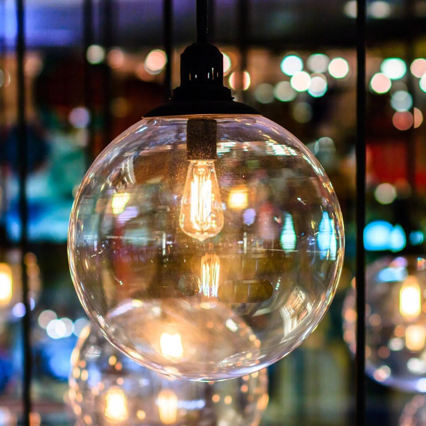 Dimmable LED Edison Light Bulbs,E26 Standard Base 11W 1600Lumens High Brightness Filament Bulb Equivalent 100W,2700K Warmwhite Vintage LED Bulbs for Household or Commercial,ST58,110V,3pcs