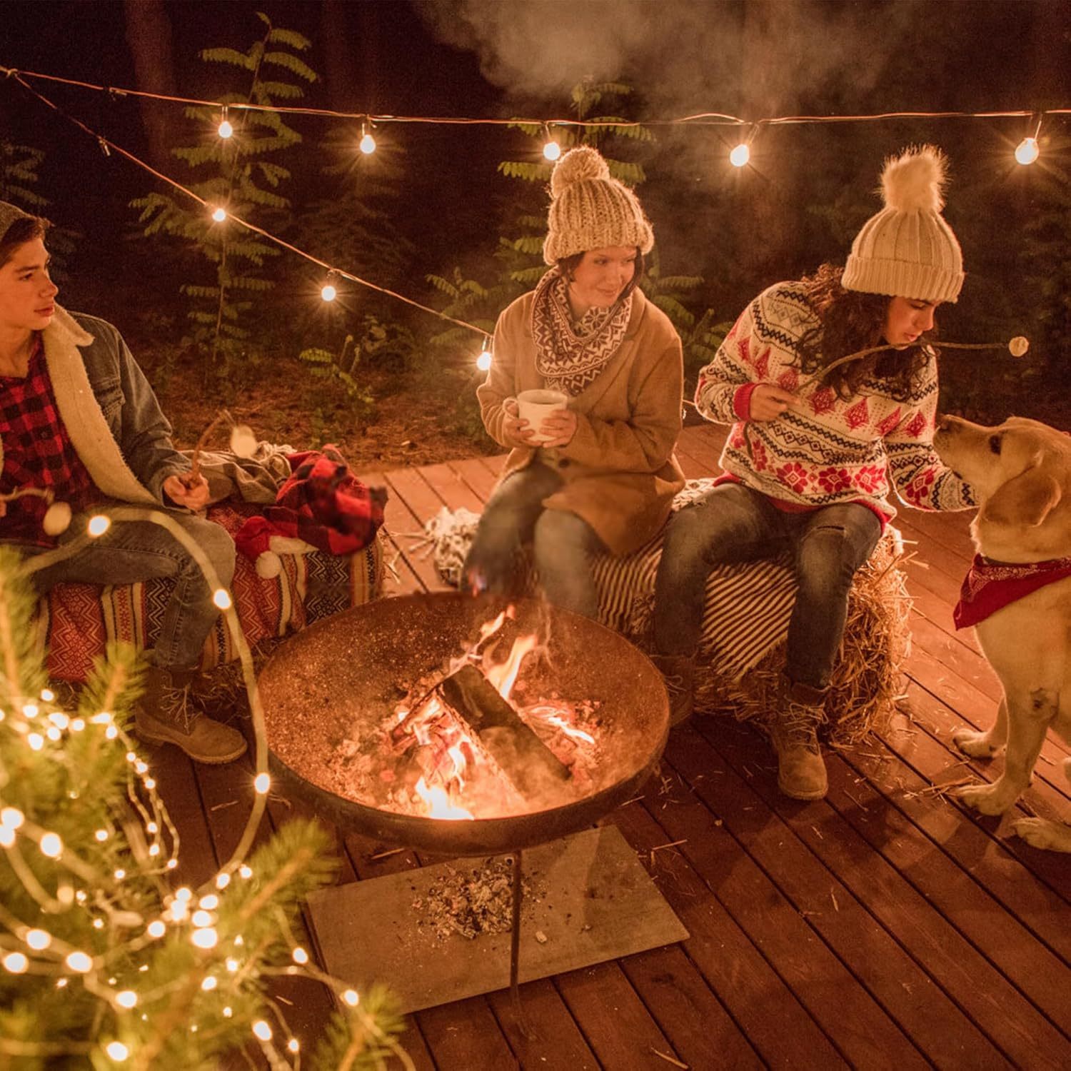 E26 Low Watt LED Amber Light Bulbs 10Watt, 1W Mini Globe Edison Small Light Bulbs,2200K Warm White Decorative Nightlight Bulbs for Indoor or Outdoor,Glass,80Lumens,2Pcs