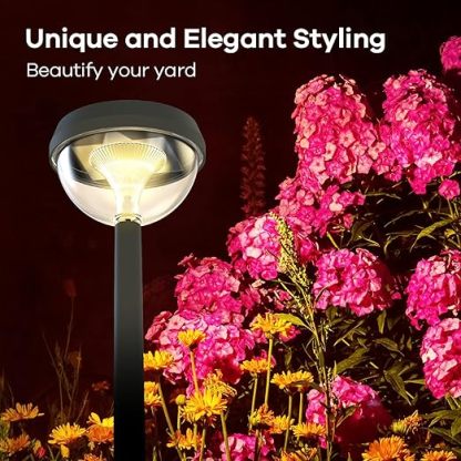 Solar Pathway Lights 8 Pack, Solar Outdoor Lights Warm White, Solar Path Lights for Outside Waterproof