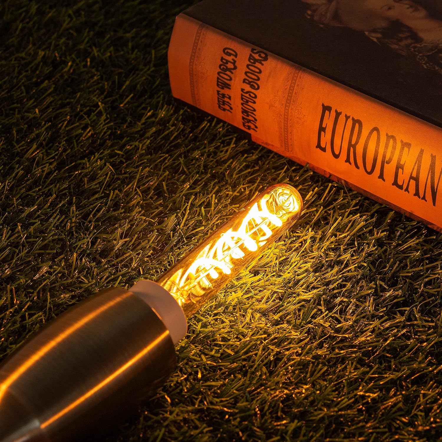 6 Candelabra Led Light Bulbs, 2W E12 Edison Light Bulbs Tube Vintage LED Bulb Warm White 2200K, Candle Bulb 15 Watt Incandescent Equivalent,100lm, Not Dimmable, Pack of 6