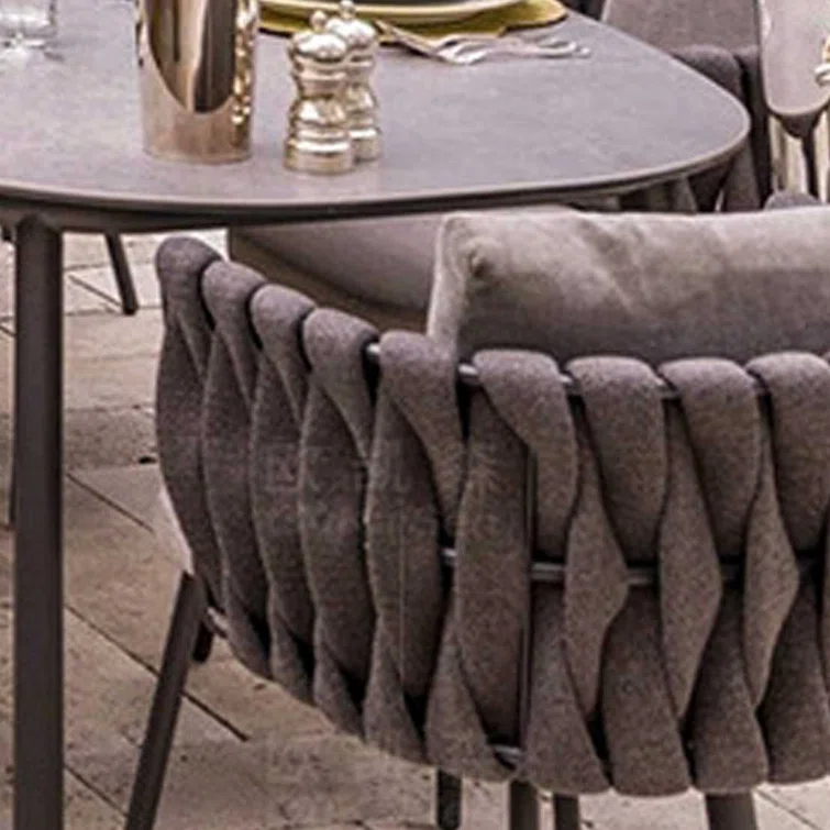 2 - Person Round Outdoor Dining Set with Cushions