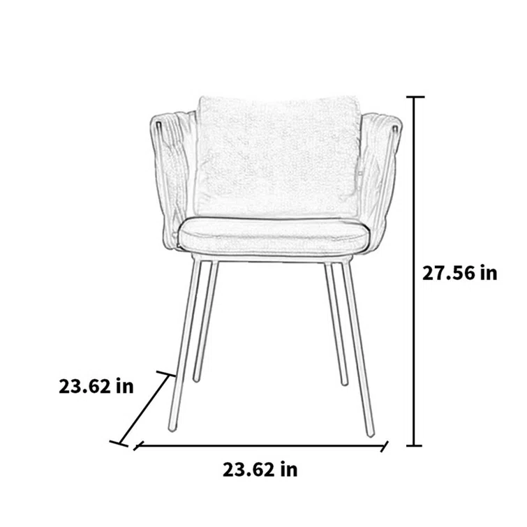 2 - Person Round Outdoor Dining Set with Cushions