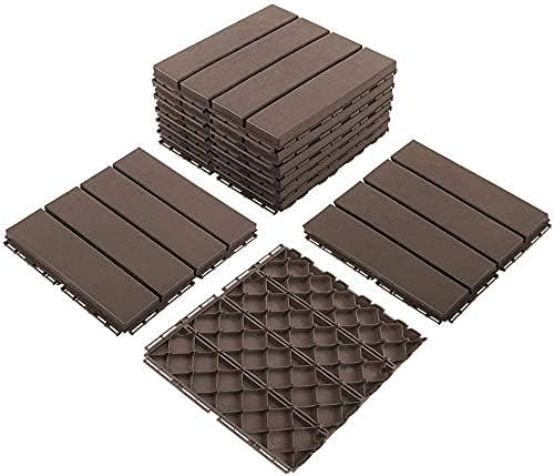 12 x 12 inches Composite Interlocking Decking Tile