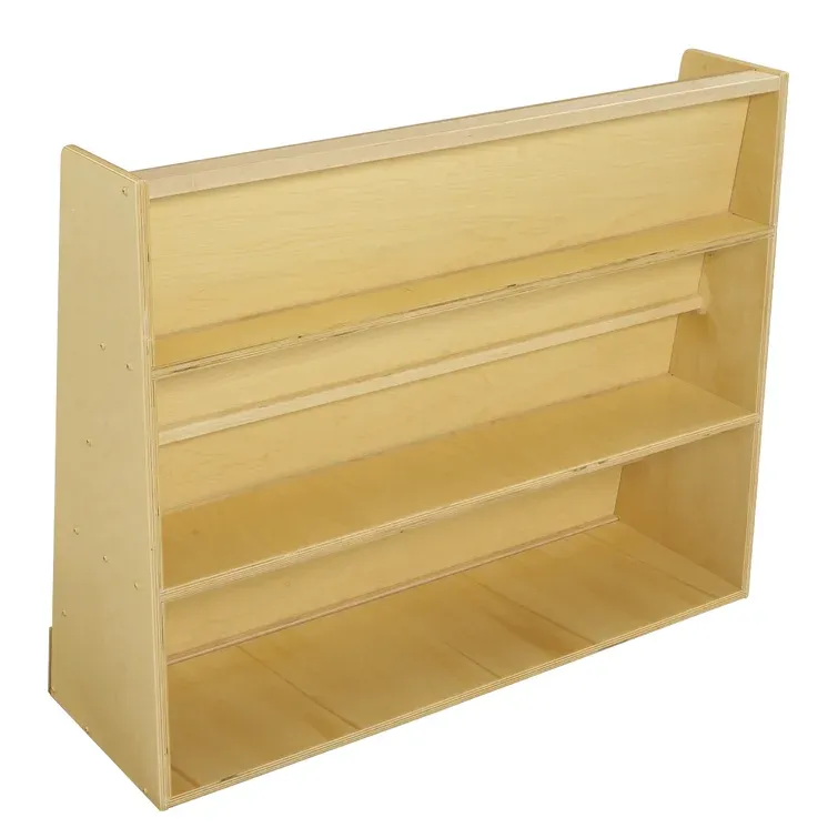 5 Compartment Manufactured Wood Book Display