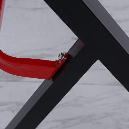 47 Inch Gaming Desk Racing Computer Desk Home Office Workstation with Elevated Monitor Shelf