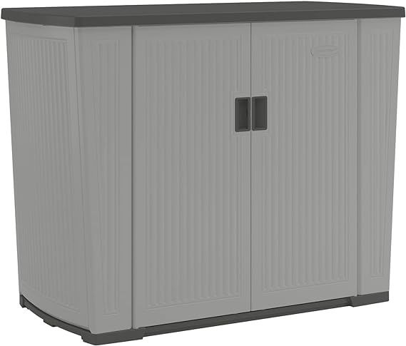 Outdoor Storage Unit, 130 Gallons, Peppercorn