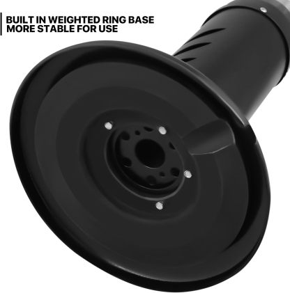 Portable Patio Heater Standing Patio Floor Air Heater 11000 BTU Floor Standing Heater with Ignition System for Outside Garden Porch Party Deck,Black