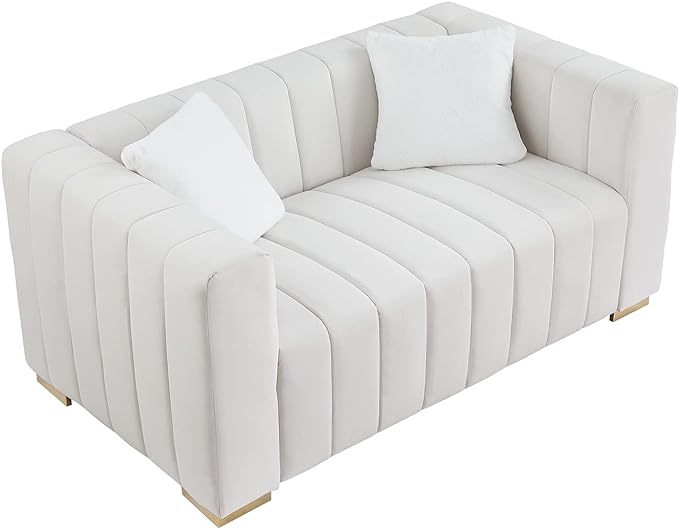 2 Piece Living Room Furniture Set, Including Loveseat and 3-Seater Sofa Couch