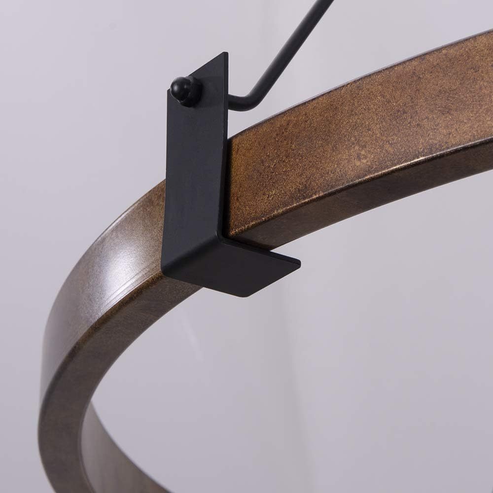 Farmhouse Chandelier Diam 38'', Large Wagon Wheel Chandelier Wild West for Dining Room