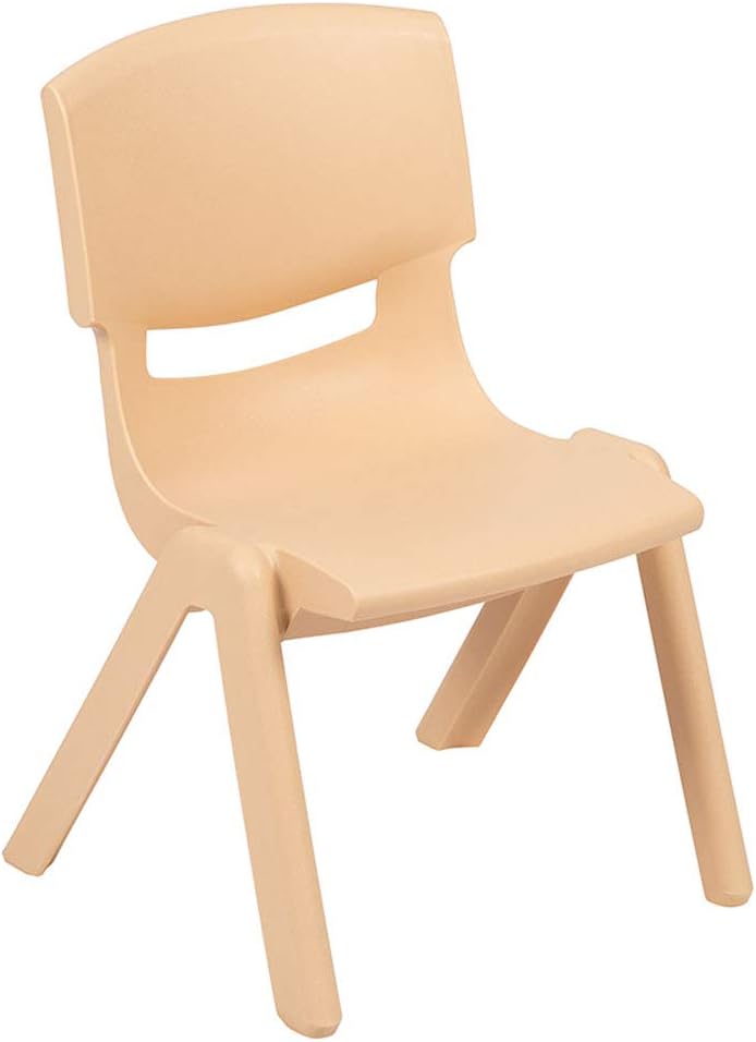 35"W x 65"L Half-Moon Natural Plastic Height Adjustable Activity Table Set