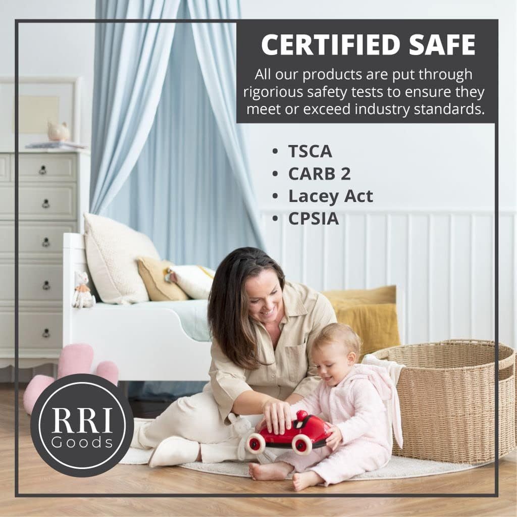 Birch Wood Folding Bookcase with Casters, Toy Organizer