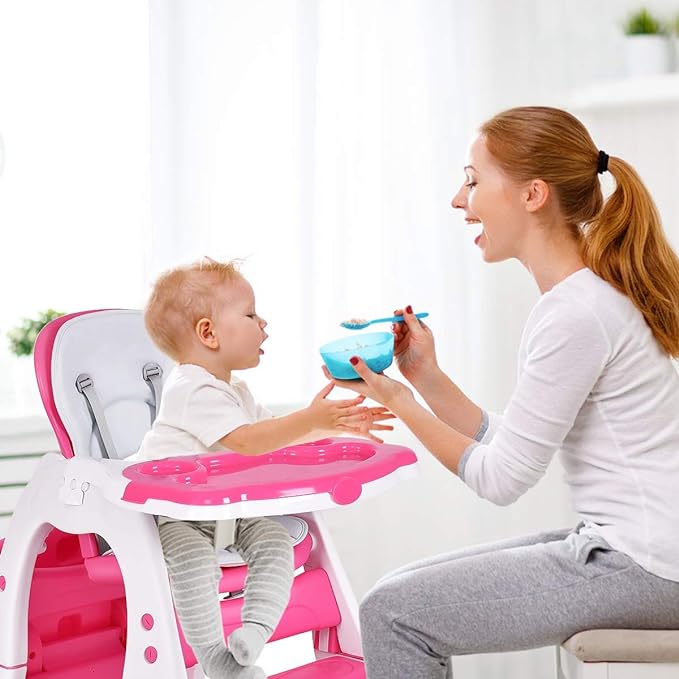 5 in 1 High Chair, Convertible Highchair for Babies and Toddlers/Table Chair Set