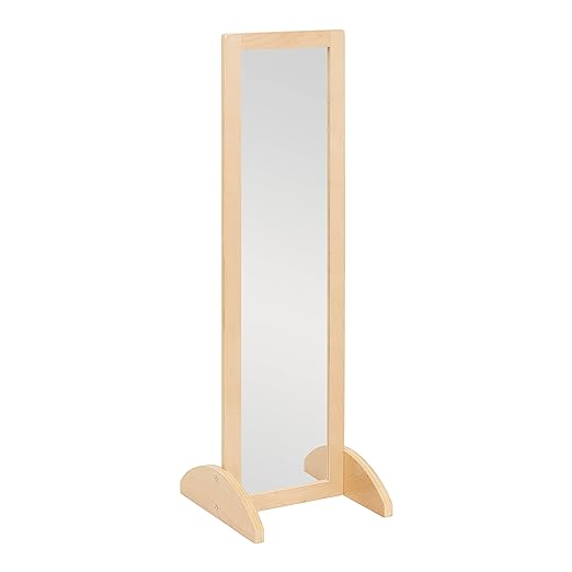 Single-Sided Bi-Directional Mirror, Kids Furniture, Natural