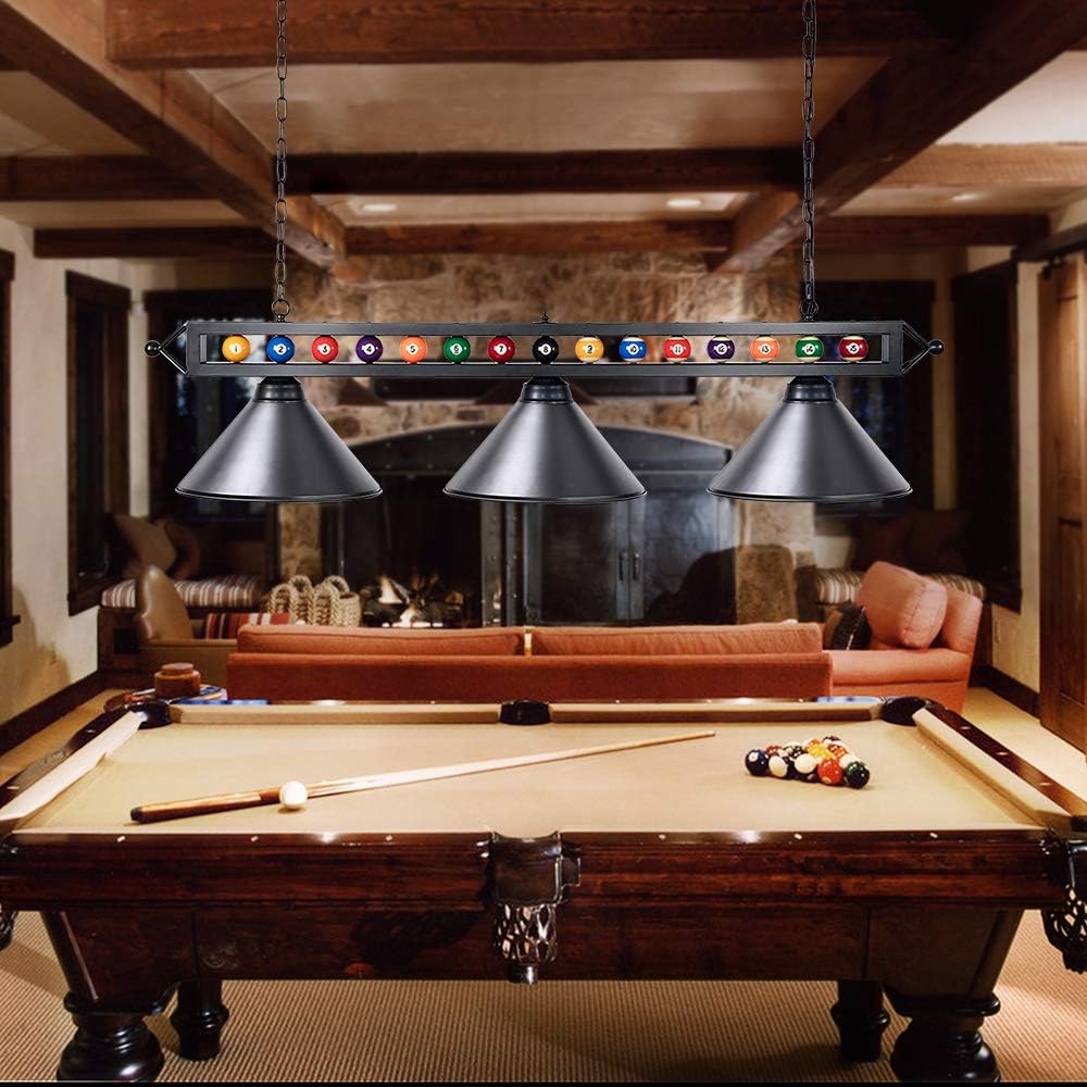Pool Table Light,59” Billiard Pool Table Lights for 7' 8' 9' Table,Billiard Lights Over Pool Table