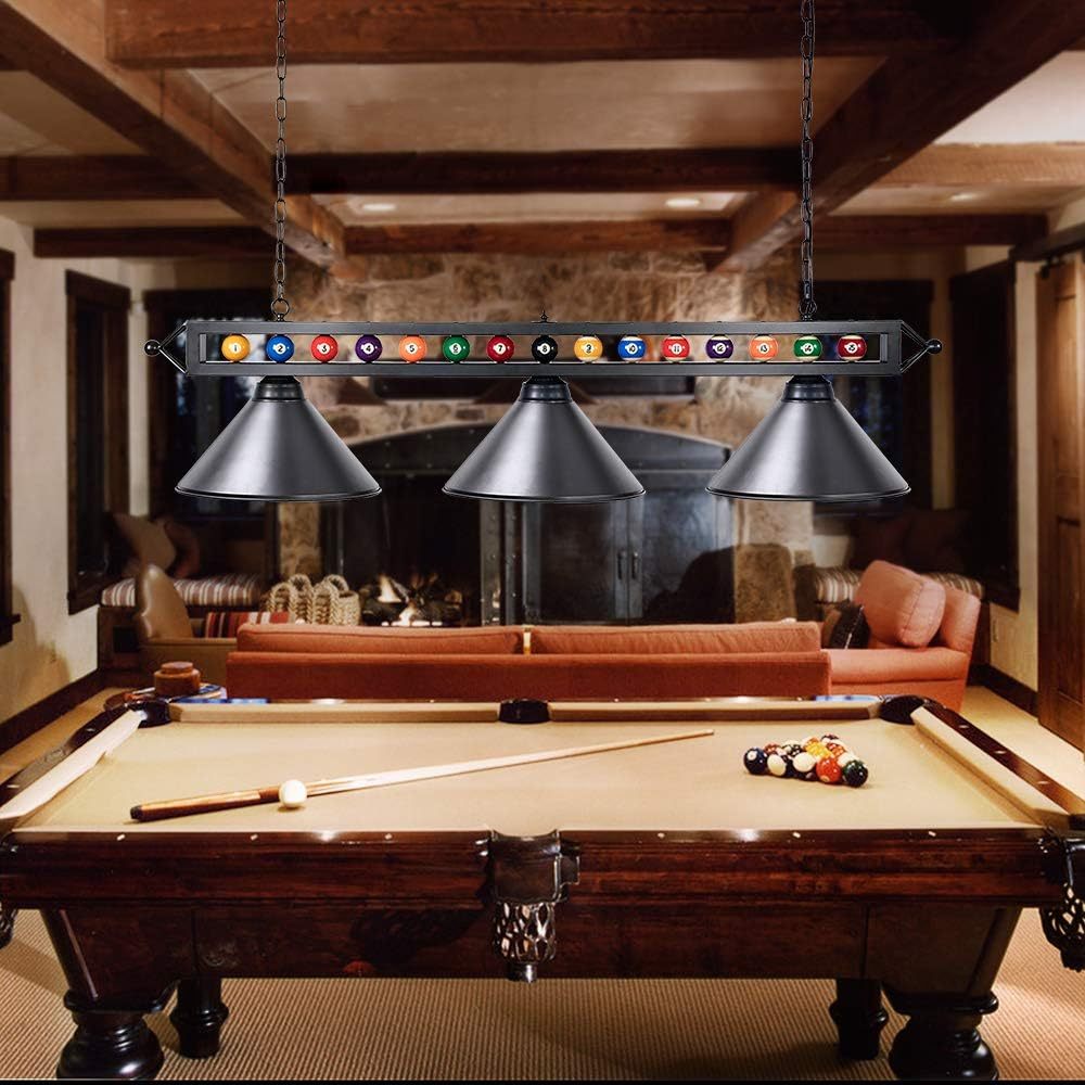 Pool Table Light,59” Billiard Pool Table Lights for 7' 8' 9' Table,Billiard Lights Over Pool Table