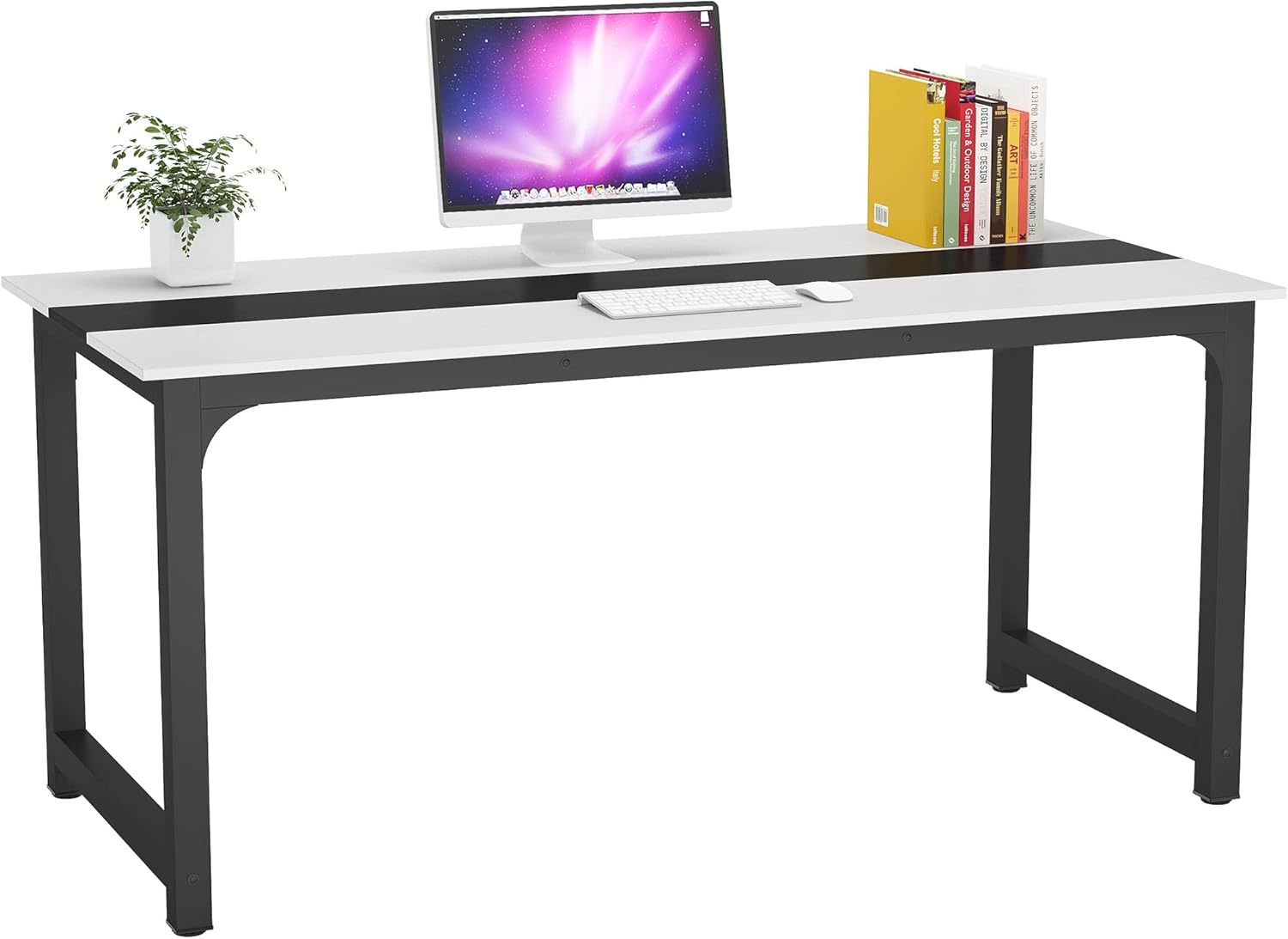 70.8 x 31.5 inch Large Office Desk Computer Table Study Writing Desk Workstation