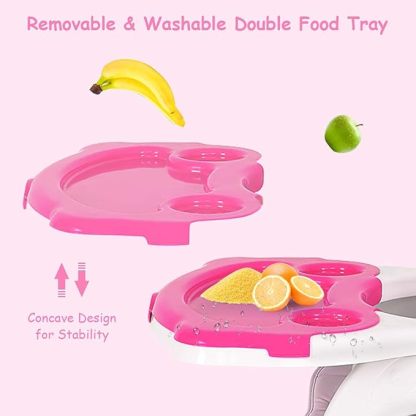 5 in 1 High Chair, Convertible Highchair for Babies and Toddlers/Table Chair Set