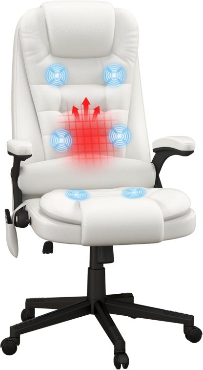 High Back Vibration Massage Office Chair with 6 Vibration Points