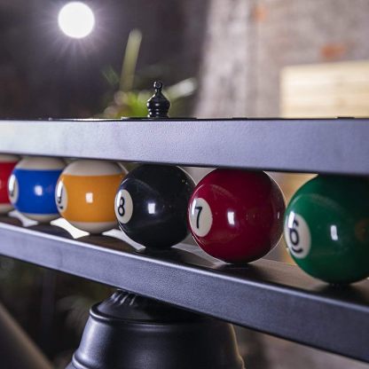 59'' Hanging Pool Table Light Fixture for Game Room Beer Party, Ball Design Metal Billiards Light