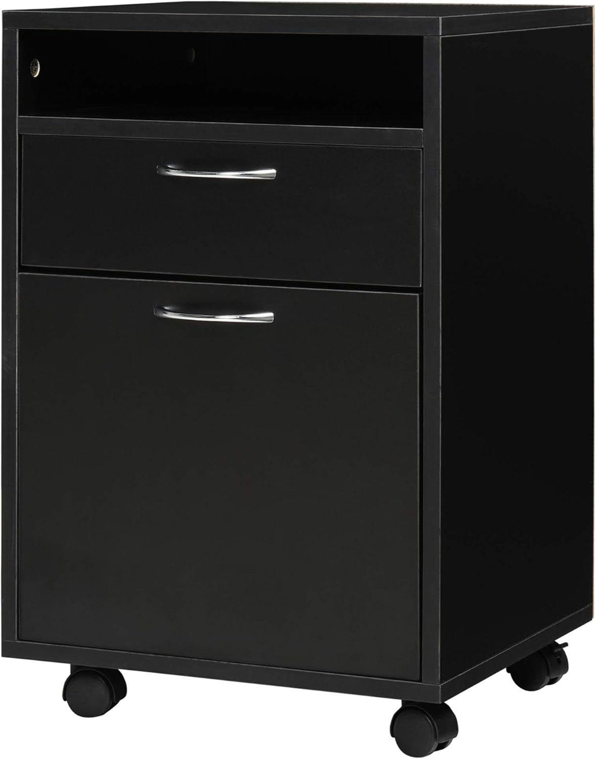 Mobile Storage Cabinet Organizer with Drawer and Cabinet