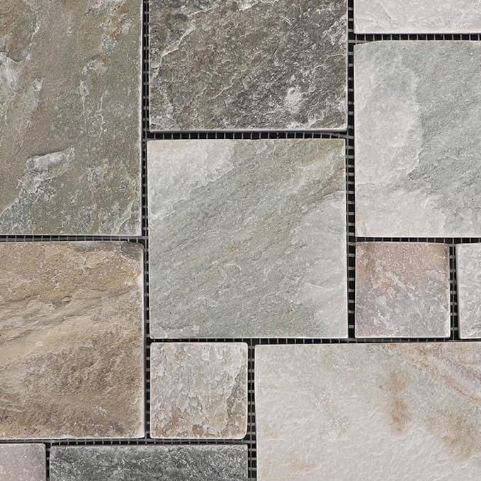 Stone Outdoor Interlocking Patio/Deck Flooring Tiles