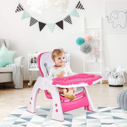 5 in 1 High Chair, Convertible Highchair for Babies and Toddlers/Table Chair Set