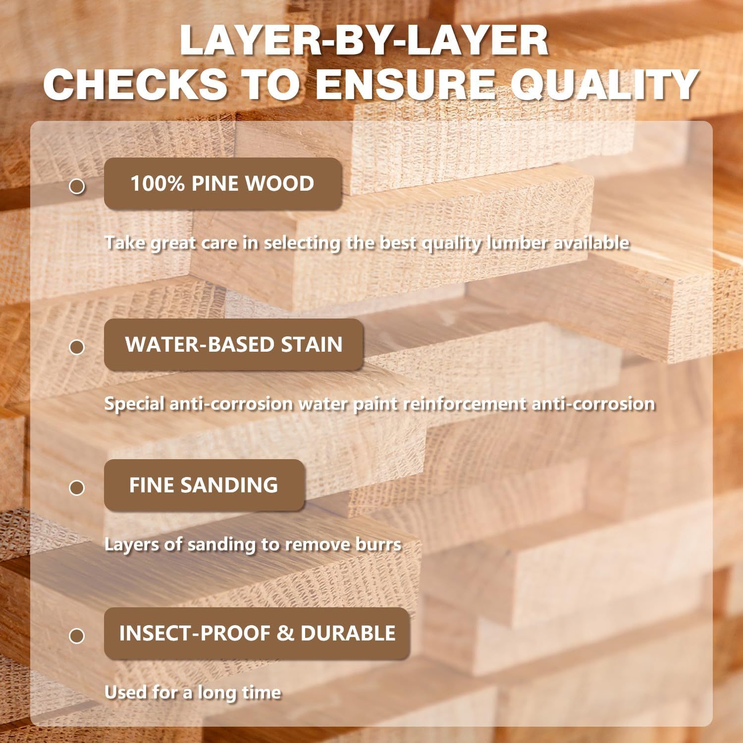 6.5FT Wooden Porch Swing 2-Seater, Outdoor Porch Swing with Cupholders, Heavy Duty 800 LBS, Swing Bench for Outdoor