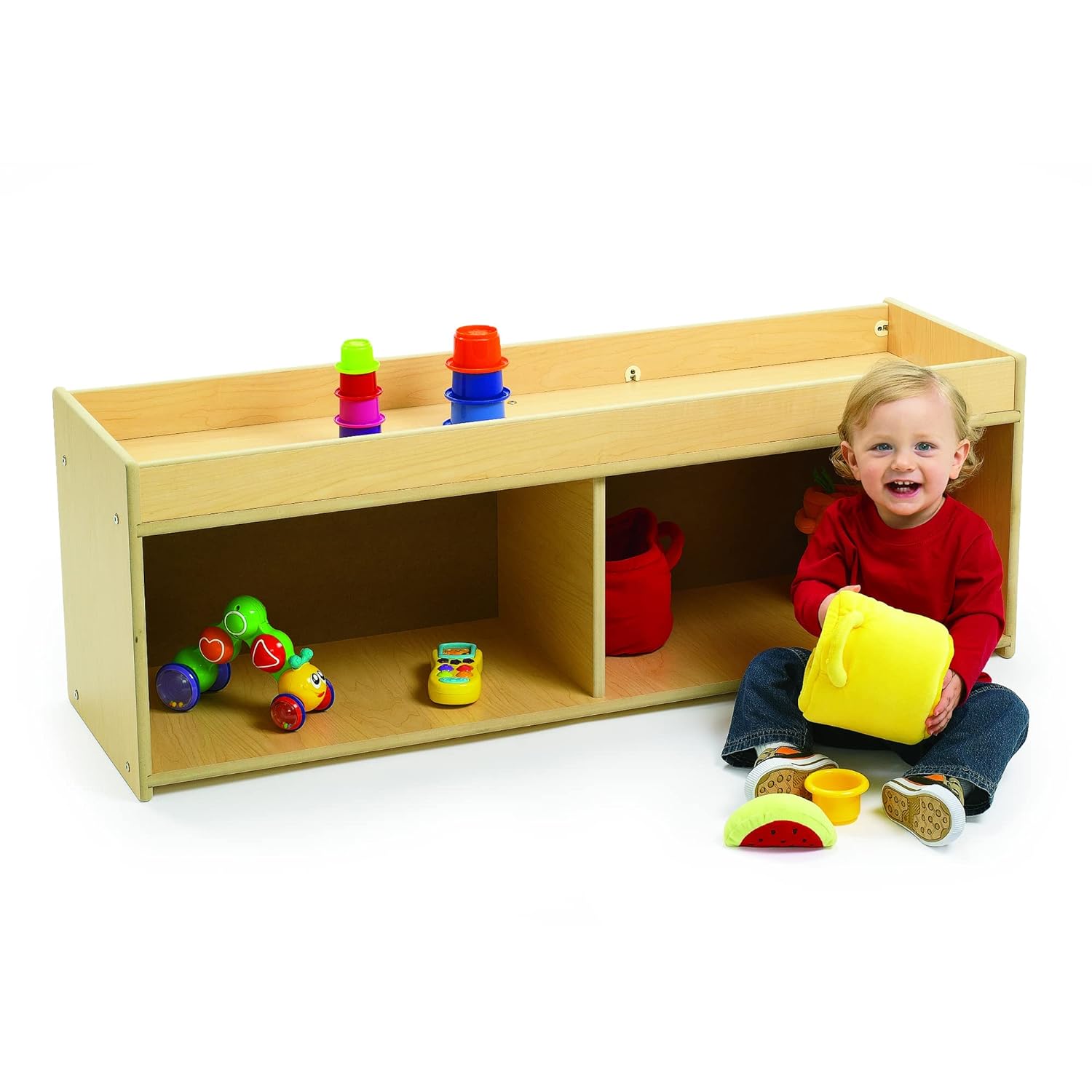 Toddler Storage with Mirror Back, Kids Cubbies